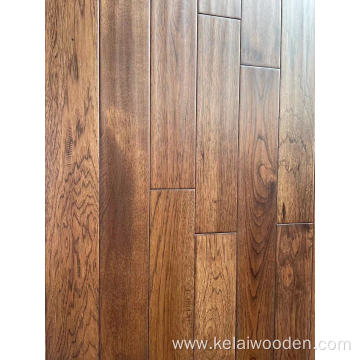 Hickory hardwood flooring / solid wooden floor